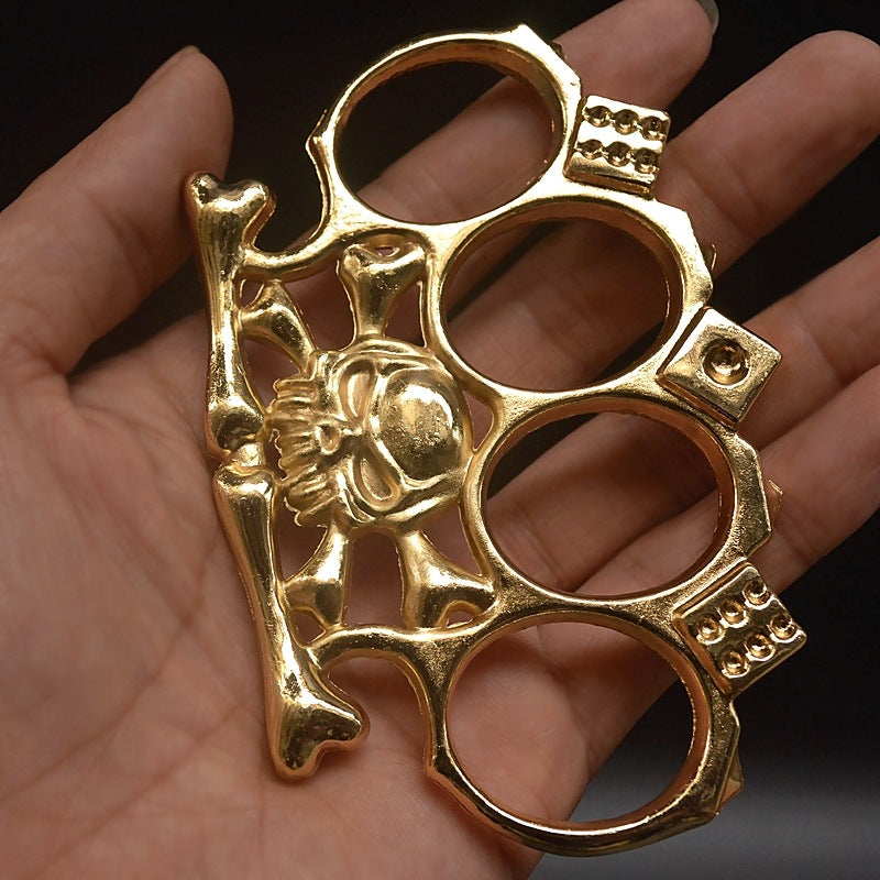 Cross-border skull, four-fingered tiger, martial arts training, hand clasp fist buckle, tiger finger fist gloves, legal life-saving equipment, bracelet ring, finger ring