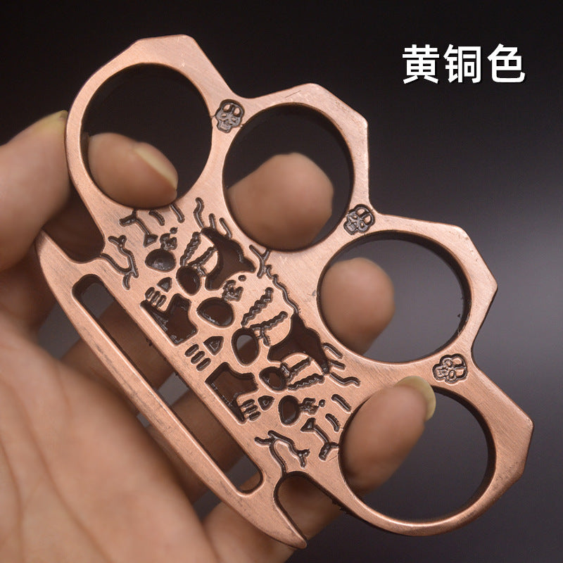 Cross-border skulls, three ghost fingers, tiger hand buckles, fist gloves, fist rings, self-defense, four-finger fist buckles, rings, finger rings