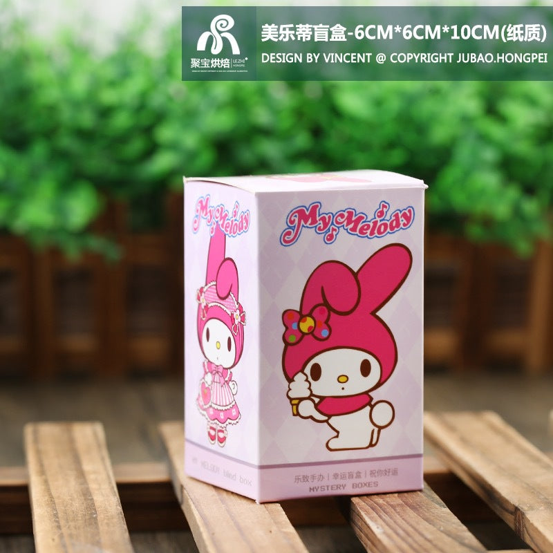 丨Internet celebrity Genshin One Piece Melody figure series surprise blind box stationery toy empty box gift box wholesale