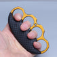 丨Self-defense self-defense iron fist four-finger hand buckle zinc alloy finger tiger belt patch fighting hidden weapon fight car window breaker