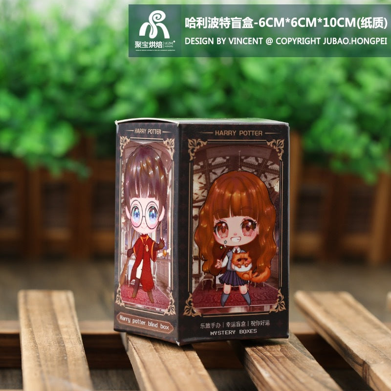 丨Internet celebrity Genshin One Piece Melody figure series surprise blind box stationery toy empty box gift box wholesale