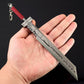 Final Fantasy 8 game peripherals gun blade gun sword metal weapon model alloy ornament toy rotating 22CM revolver gun knife