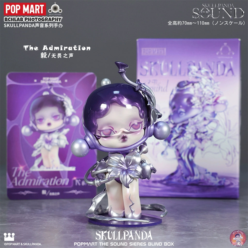 POP MART Bubble Mart SKULLPANDA Sound Series Blind Box Figure SP Car Ornament Girl Gift