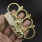 Sea King cross-border four-finger ring buckle martial arts training finger tiger hand buckle fist buckle defense fist glove fish scale four-finger buckle fist ring