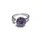 Fashion Cool Rotatable zircon couple ring