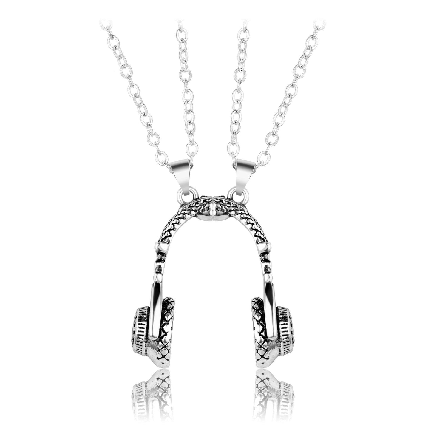 DJ Music Headphone Pendant Necklace - BFF-GIFTS