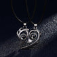 Magnetic Flame Heart Shaped 100 Languages I Love You Projection Necklaces - BFF-GIFTS