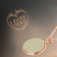 "Love" Light Projection Necklace
