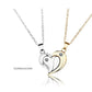 Glossy Love Couple Necklace A Pair of Magnetite Necklaces