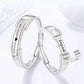 Heart Beat Sun Moon Buckle Openable Engrave Name Promise Rings