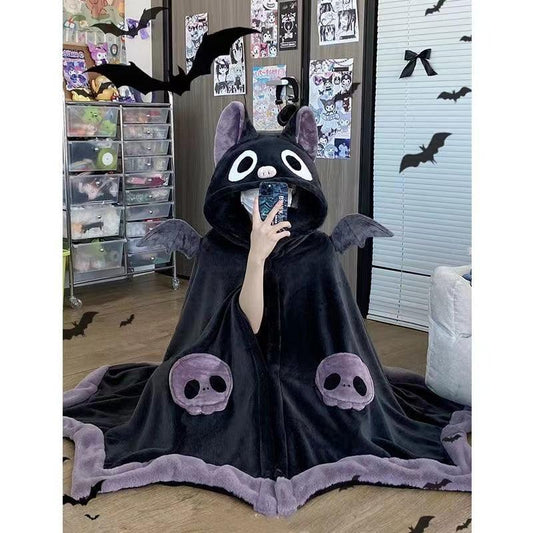 Cute Bat Shawl Cloak Homedress For Halloween - BFF-GIFTS