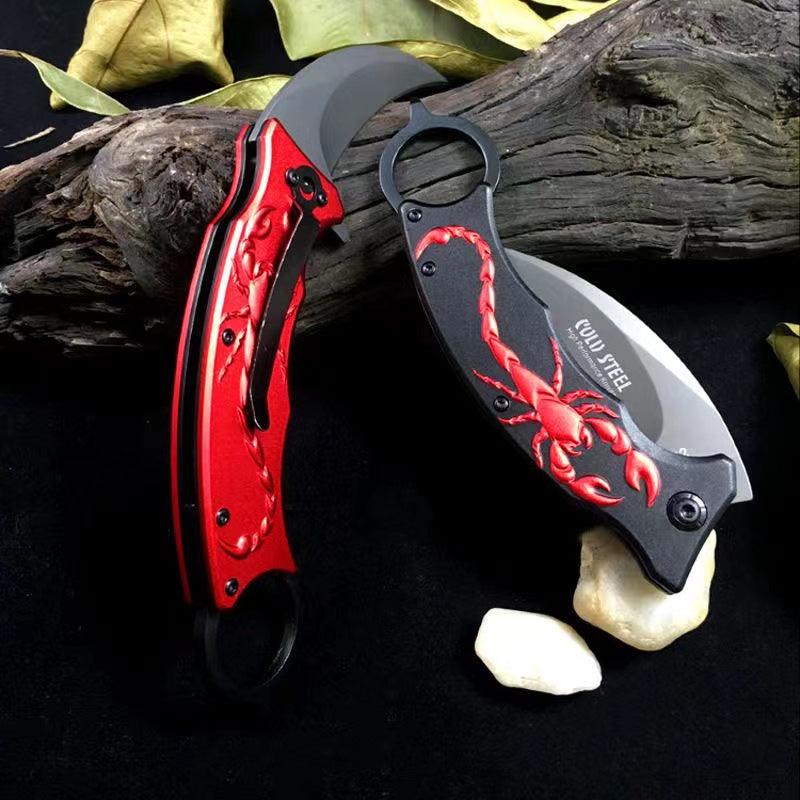 3D Scorpion Folding Claw Knife Tactical Outdoor Camping Survival Tool - BFF-GIFTS