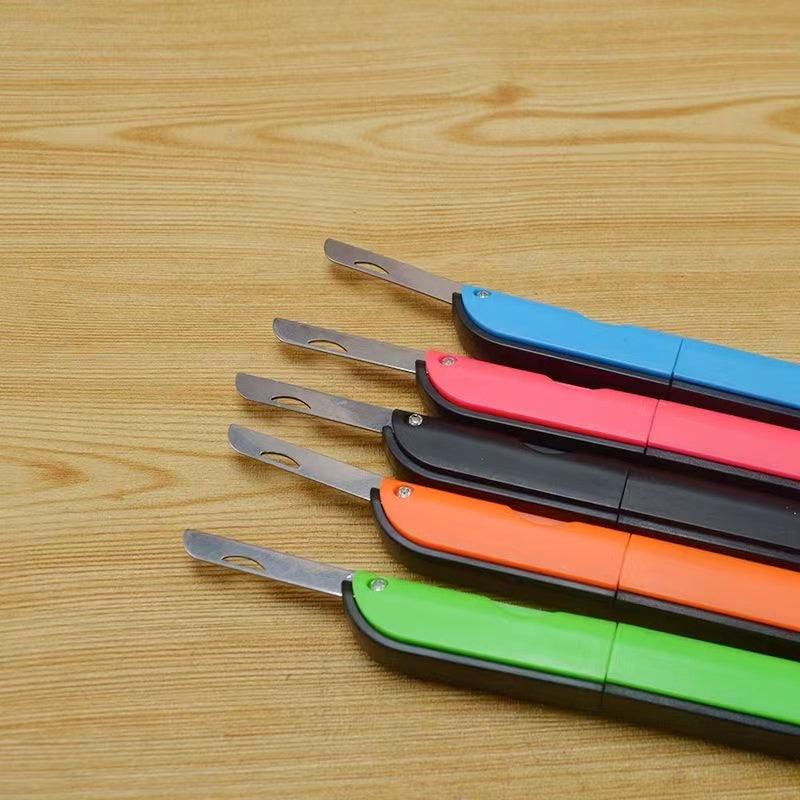 Scissor utility knife Pen Ruler 4 in 1 For School For Self Defense - BFF-GIFTS