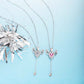 Moving Angel Wings Necklace (Material: Silver)