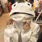 Personality Cute Frog Hooded Casual Hoodie Sweatshirts