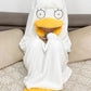 Internet celebrity duckling one-piece pajamas winter funny big white duck pajamas