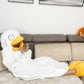 Internet celebrity duckling one-piece pajamas winter funny big white duck pajamas