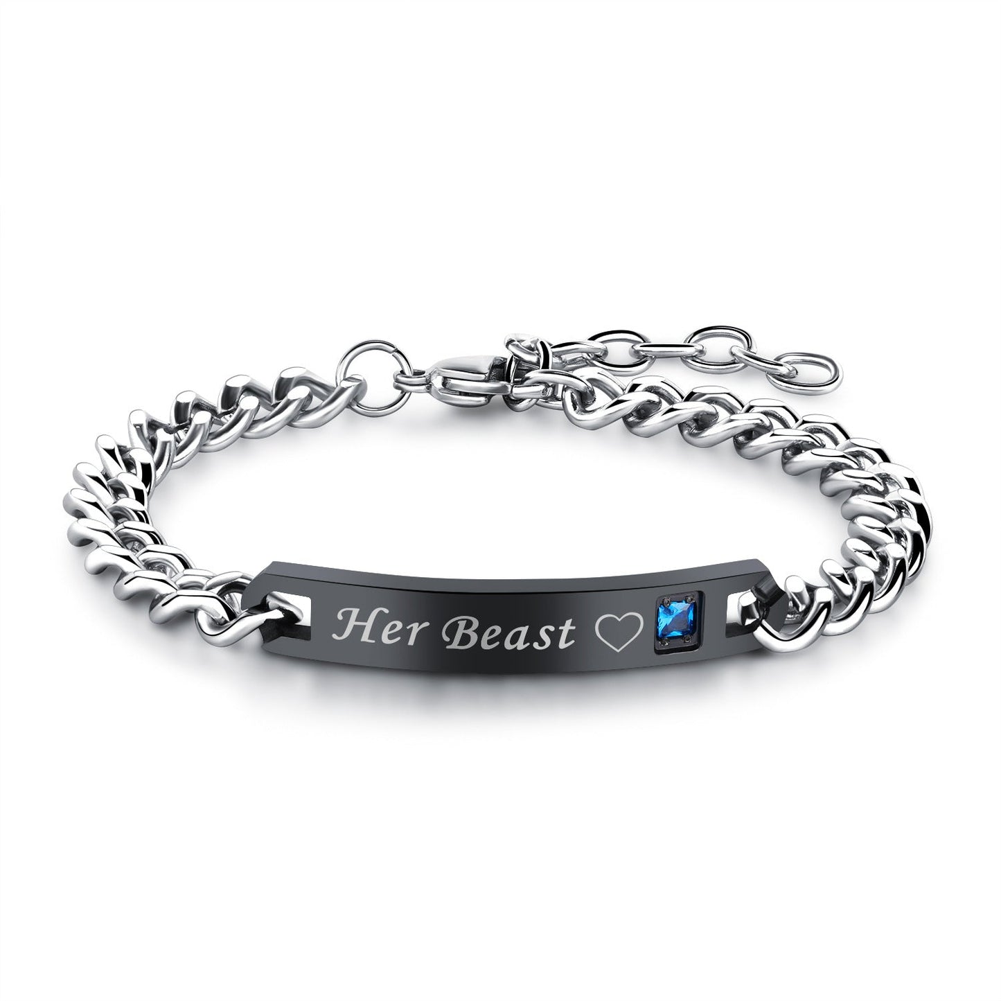 Beauty&Beast King&Queen Couples Matching Bracelet