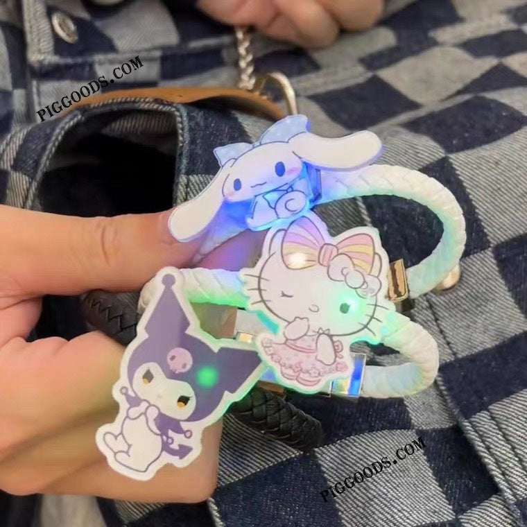 丨Kitty Cinnamoroll Kuromi USB Charger Lighting Bracelet