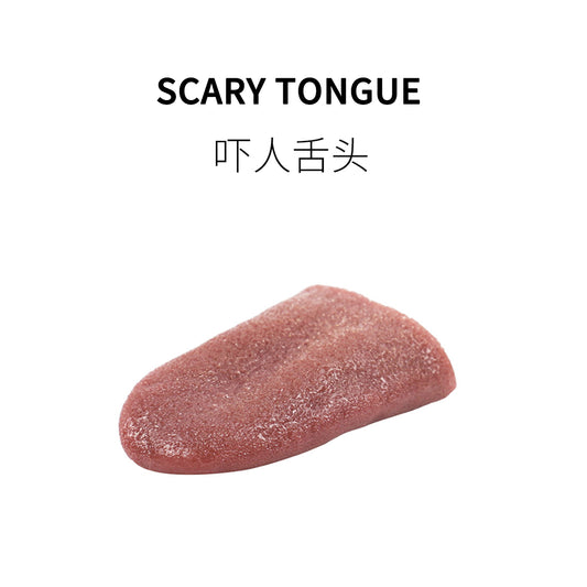 Scary tongue prank magic props piercing simulation fake tongue toy - BFF-GIFTS