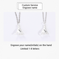 Pinky Promise Swear Hand Necklace For Best Friend Couples
