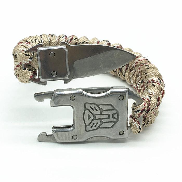 Outdoor Self-Help Self-Defense Hidden Bracelet Knife Transformers Pattern - BFF-GIFTS
