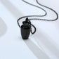 Stylish Perfume Holder Ashes Cremation Urn Punk Rock Necklace