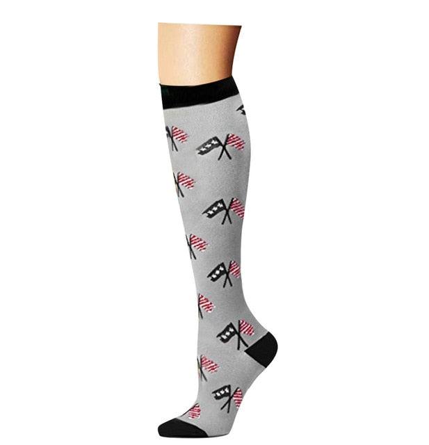 40 styles Quality Unisex Compression Stockings Cycling Socks Fit