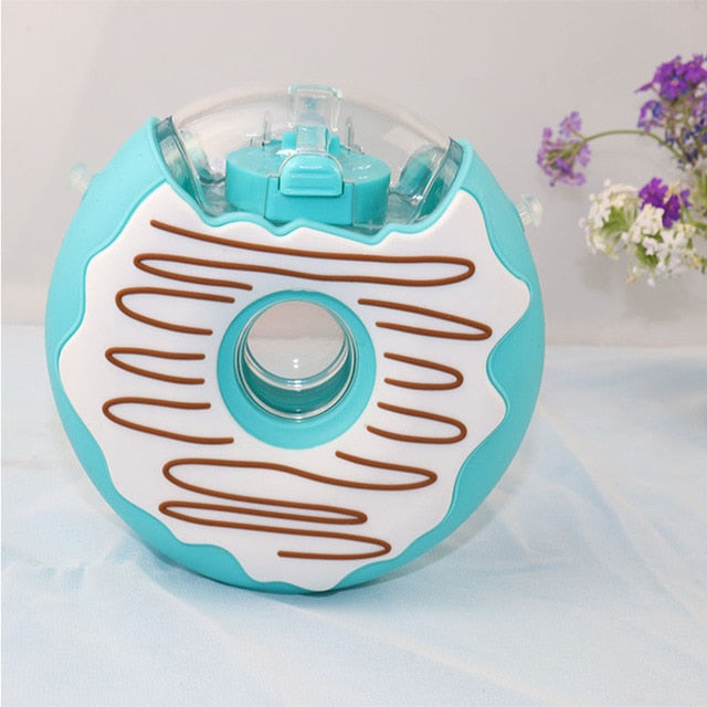 Donut kettle children's straw bottle