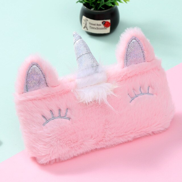 Plush pencil case