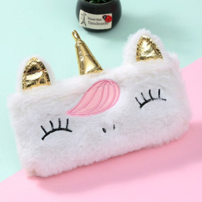 Plush pencil case