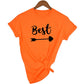 1pcs Best Friends Arrow T Shirt