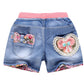 New Summer Kids Fashion Girl Short Princess Jeans