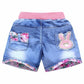 New Summer Kids Fashion Girl Short Princess Jeans