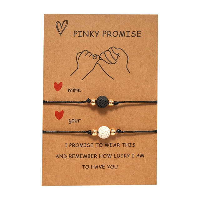 New DIY Charm Morse Code Bracelets For BFF Couples