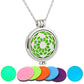 7 pcs Luminous Aromatherapy Pendant Perfume Necklace