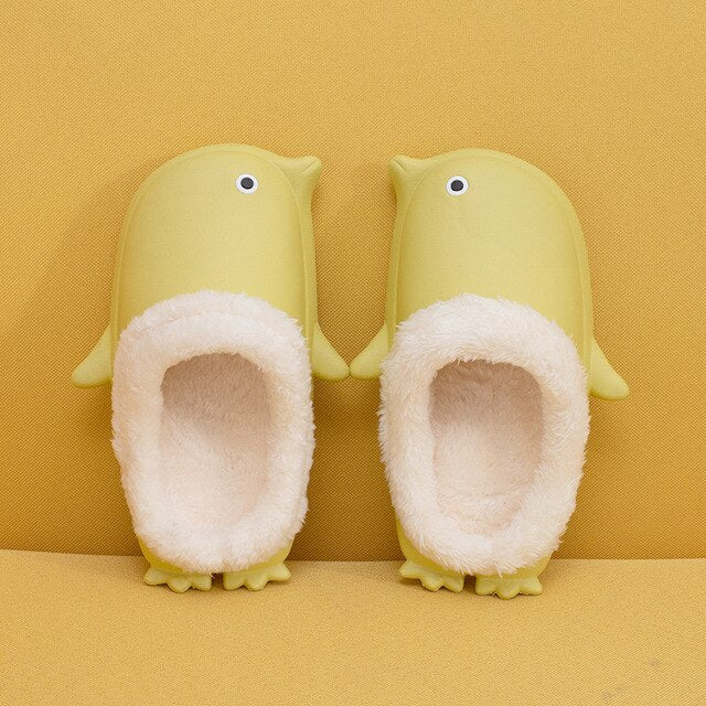 Penguin Slippers for Mom and Doughter BFF Slippers Couples Slippers