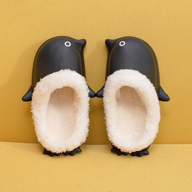 Penguin Slippers for Mom and Doughter BFF Slippers Couples Slippers