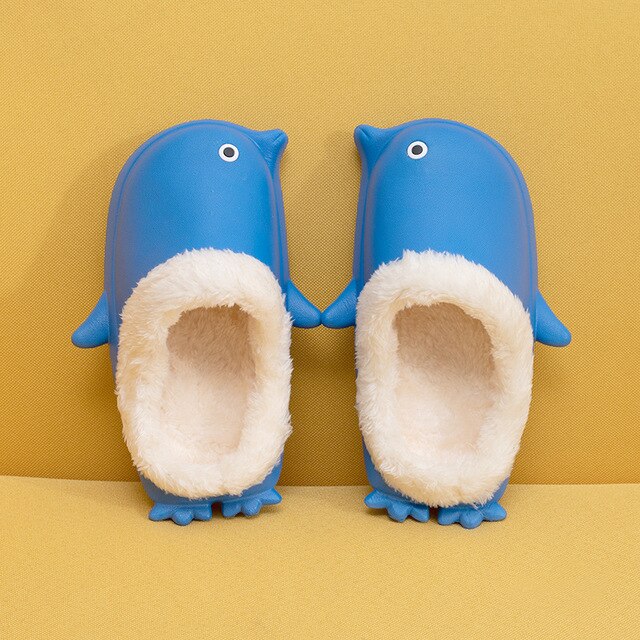 Penguin Slippers for Mom and Doughter BFF Slippers Couples Slippers