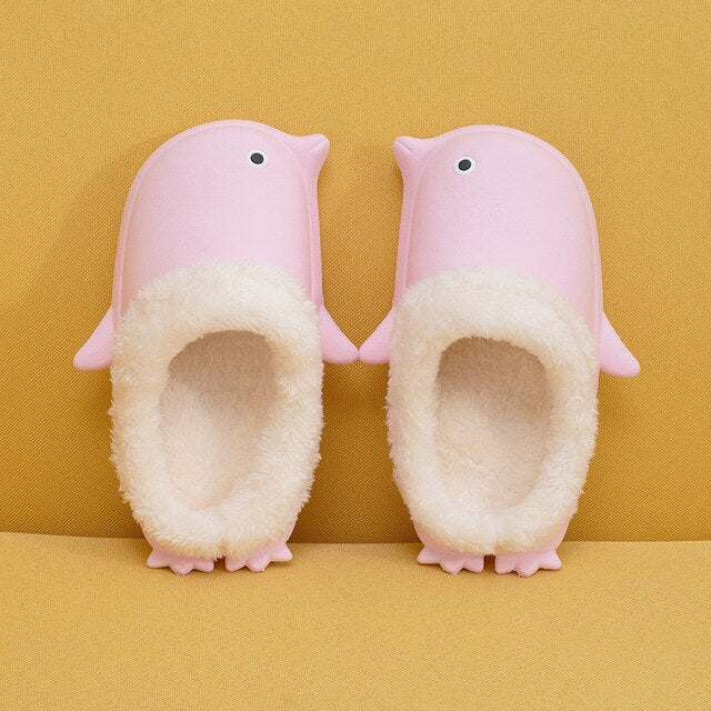 Penguin Slippers for Mom and Doughter BFF Slippers Couples Slippers