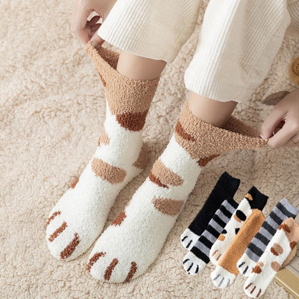 Cute Cat Claw Sweet Home Floor Socks